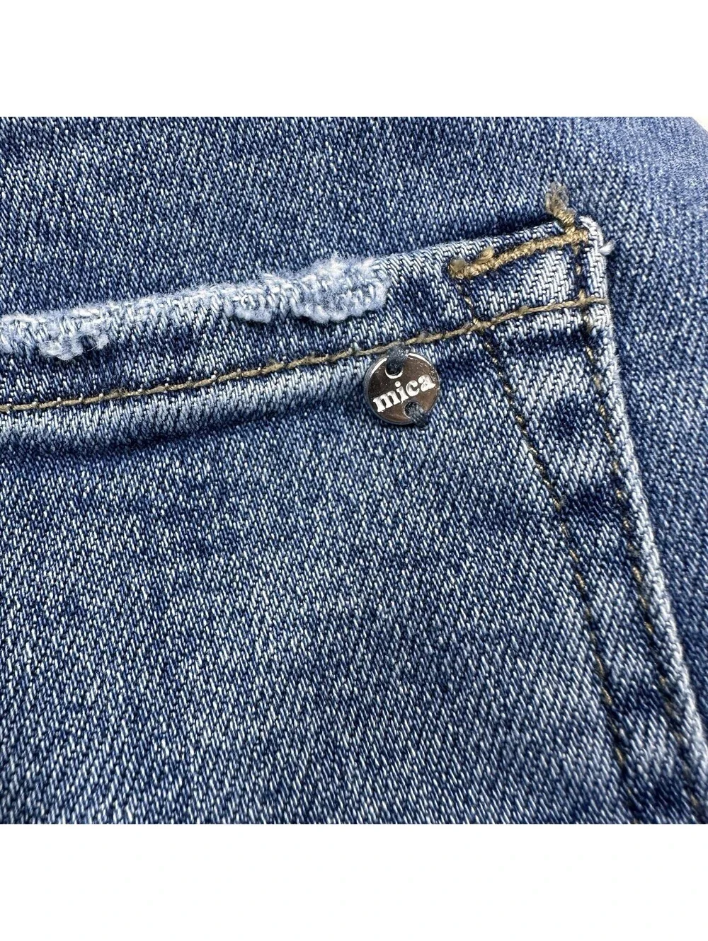 MICA LOS ANGELES Wide Leg Jeans Size 27 Inseam 29